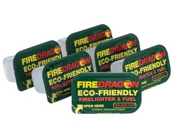 Fire Dragon - Brandstof - Solid fuel - Waterproof - 6 Stuks