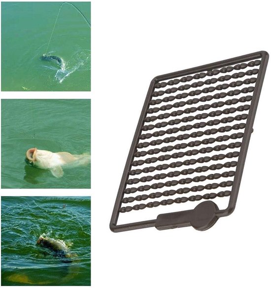 Boilie Lokaas stopt, 10 stuks hairrig, boilie aas stopper frame karper visgerei accessoires, bruin, Eén maat, modern — afbeelding 5