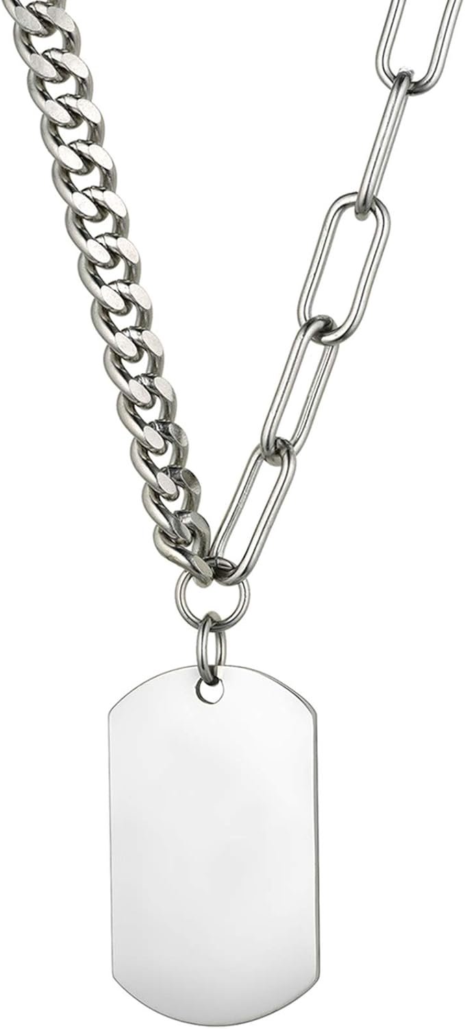 Heren dames uniseks sieraad - roestvrij staal - effen design - stijlvol accessoire - Vemera