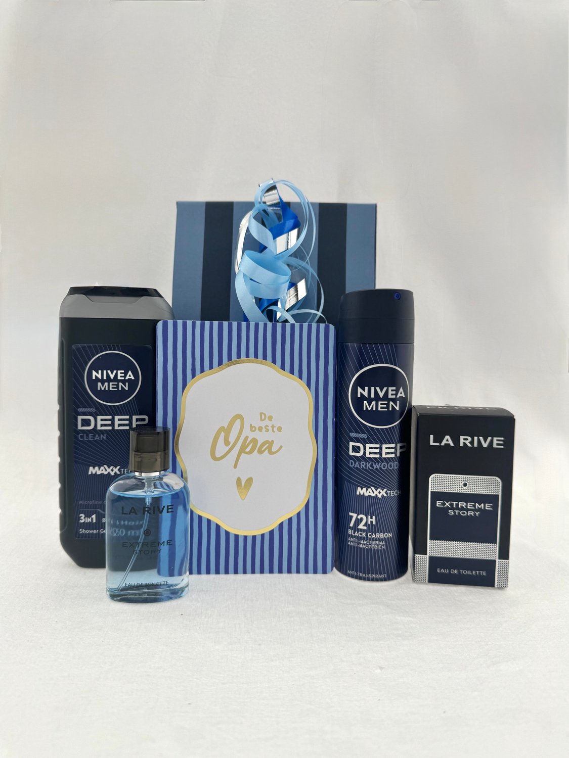 Vaderdag •Cadeaupakket Opa• Nivea Deep Clean - Cadeau voor Mannen - Perfect Gifts