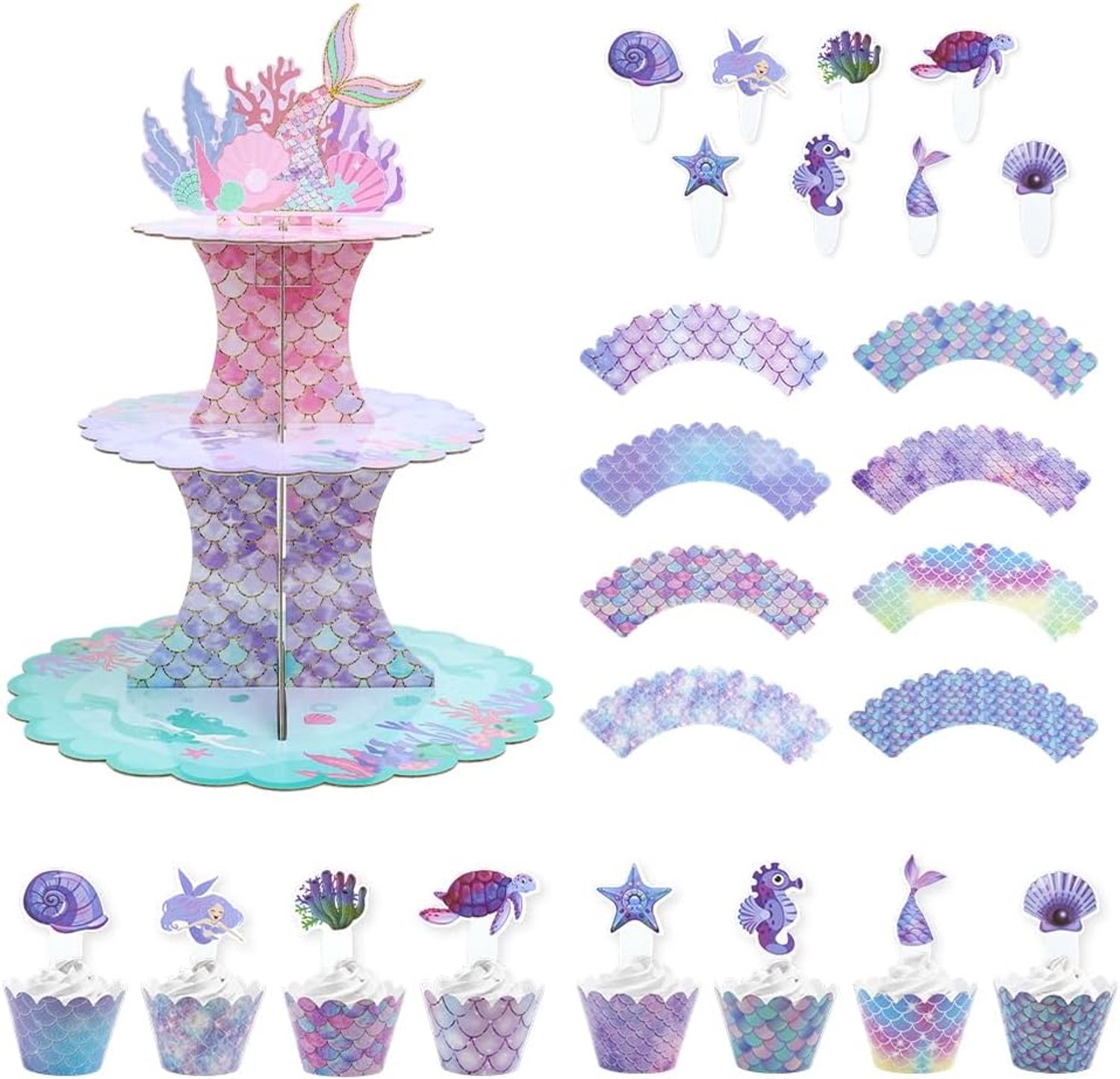 Cupcake-stand 3 verdiepingen