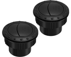 2 draaibare ventilatieopeningen voor camper, 60 mm