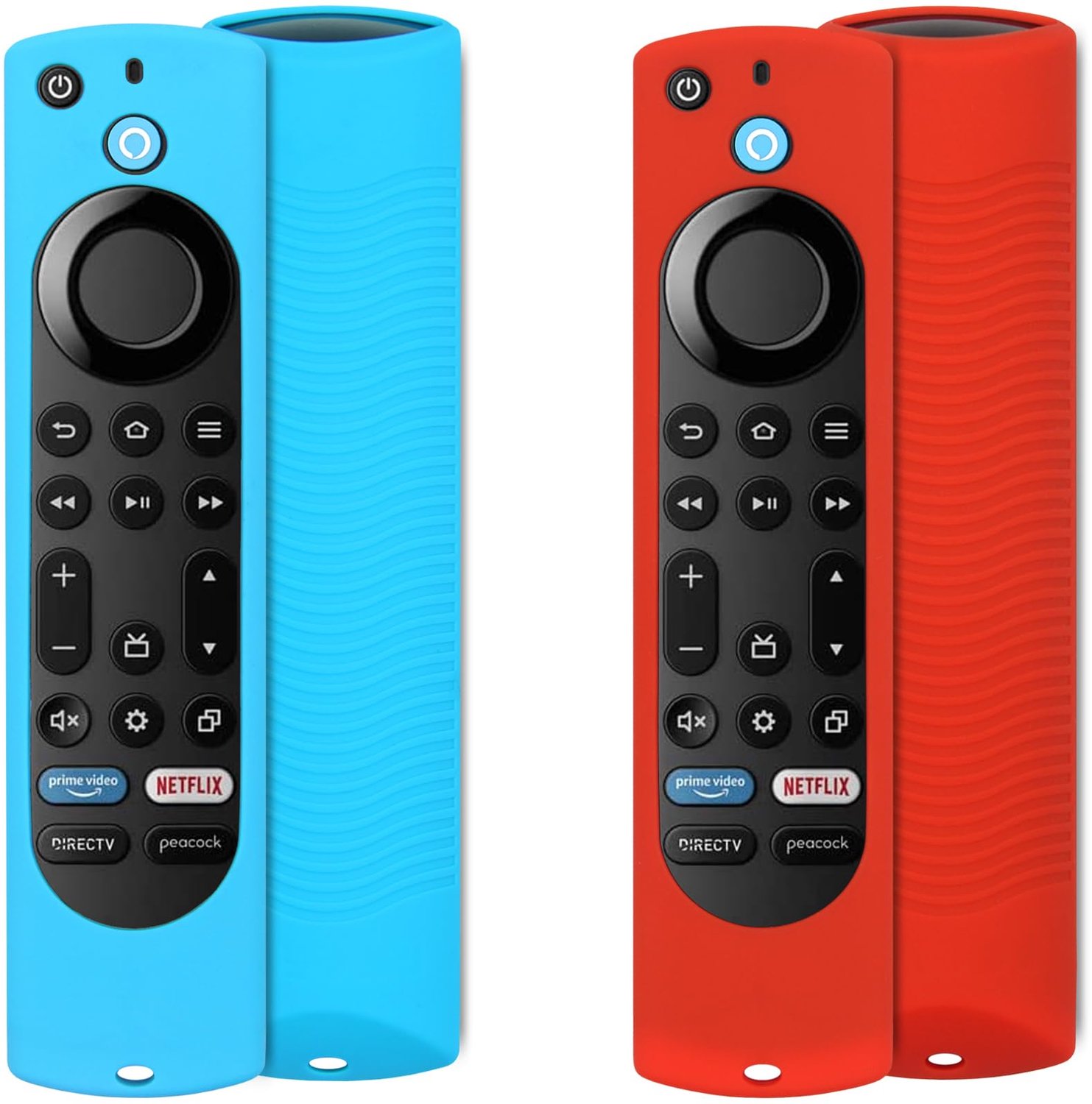 Silicone Afstandsbediening Hoes (2 Stuks) Geschikt voor Fire TV