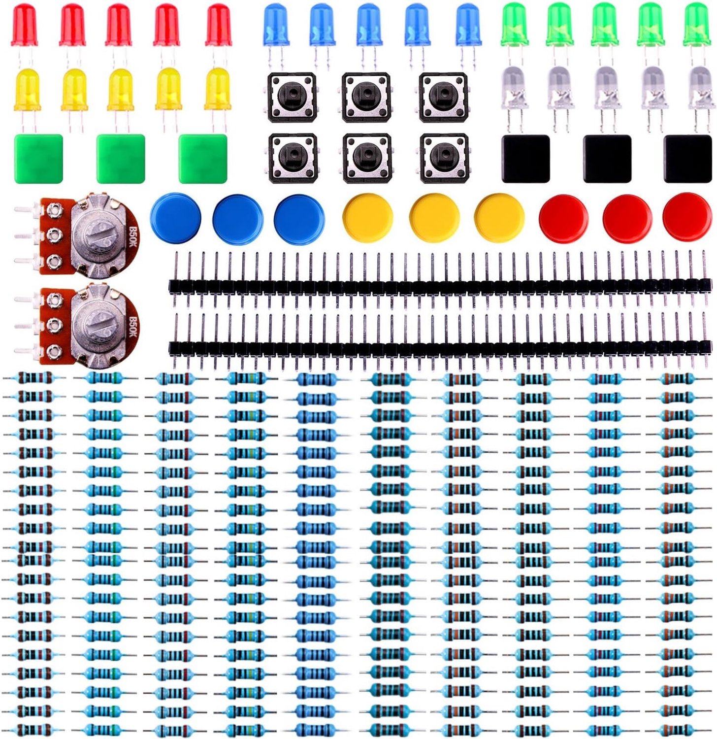 Elektronische Componenten Set voor Microcontrollers en Meer