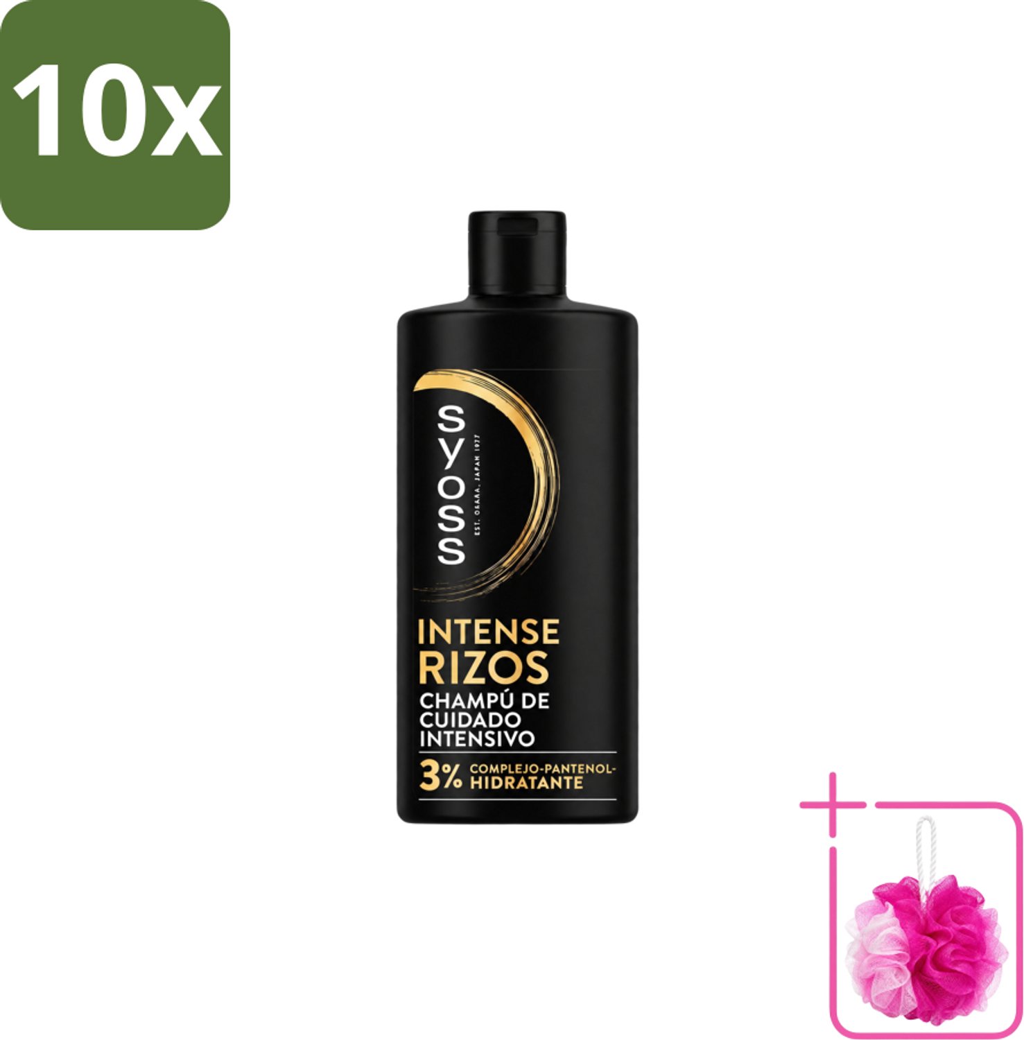 10 x Syoss – Shampoo – Intense Curls – 440 ml - Bulkverpakking - Krullen verzorging - Douchemop - Golvend haar