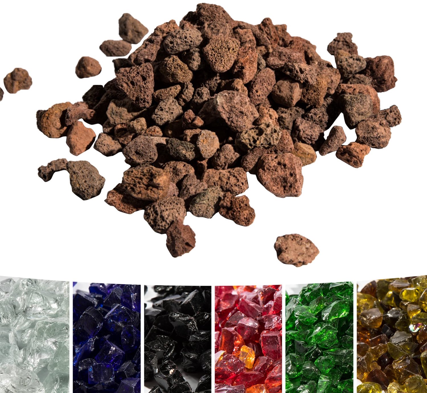 Natuurlijk Lava Stenen voor Gasvuurtafels