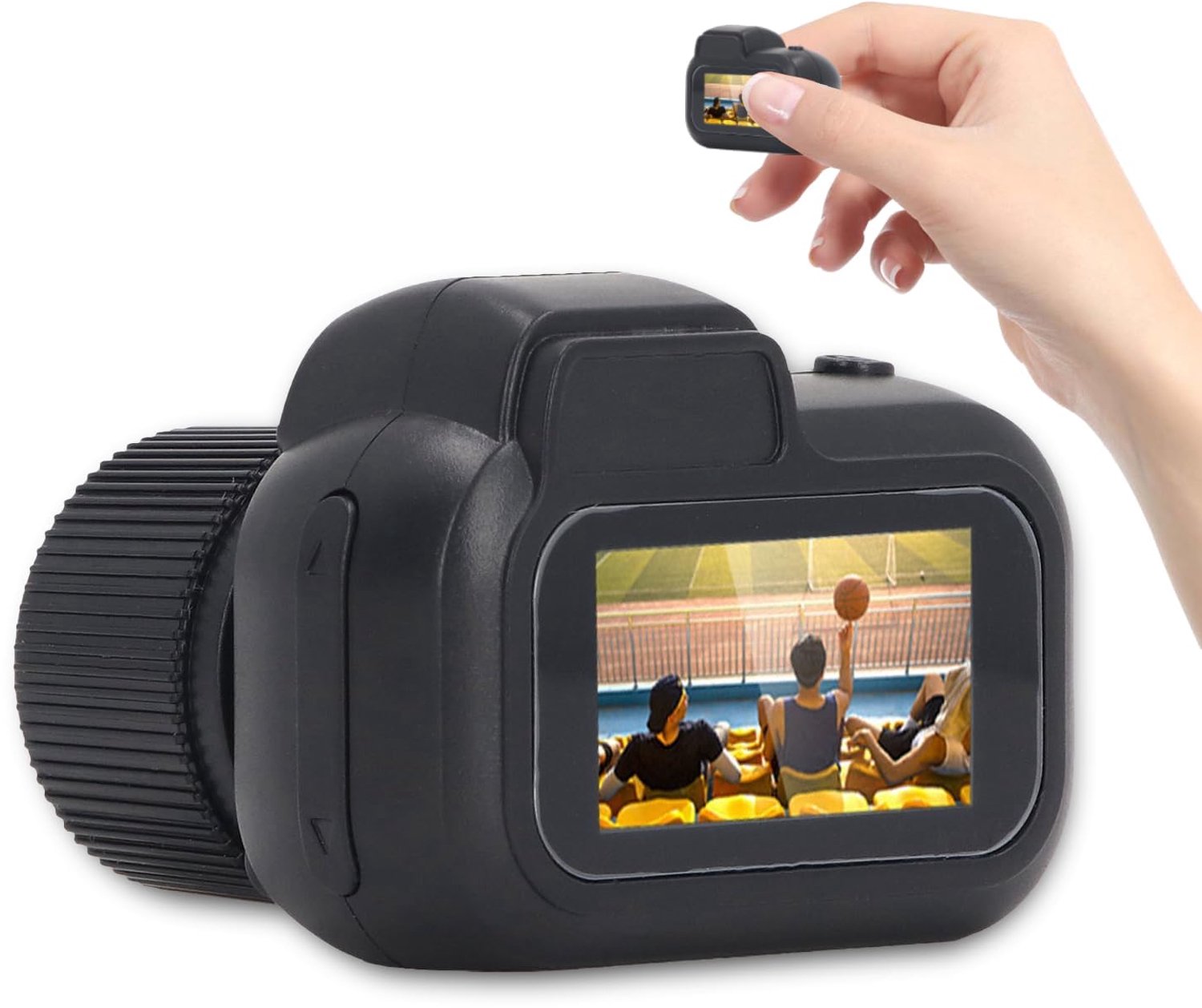 Digitale Camera 1080P - Draagbare Compacte Camera - Sleutelhanger - 2MP Fotografie - 128 GB Uitbreidbaar - Kleurenscherm - Compactcamera