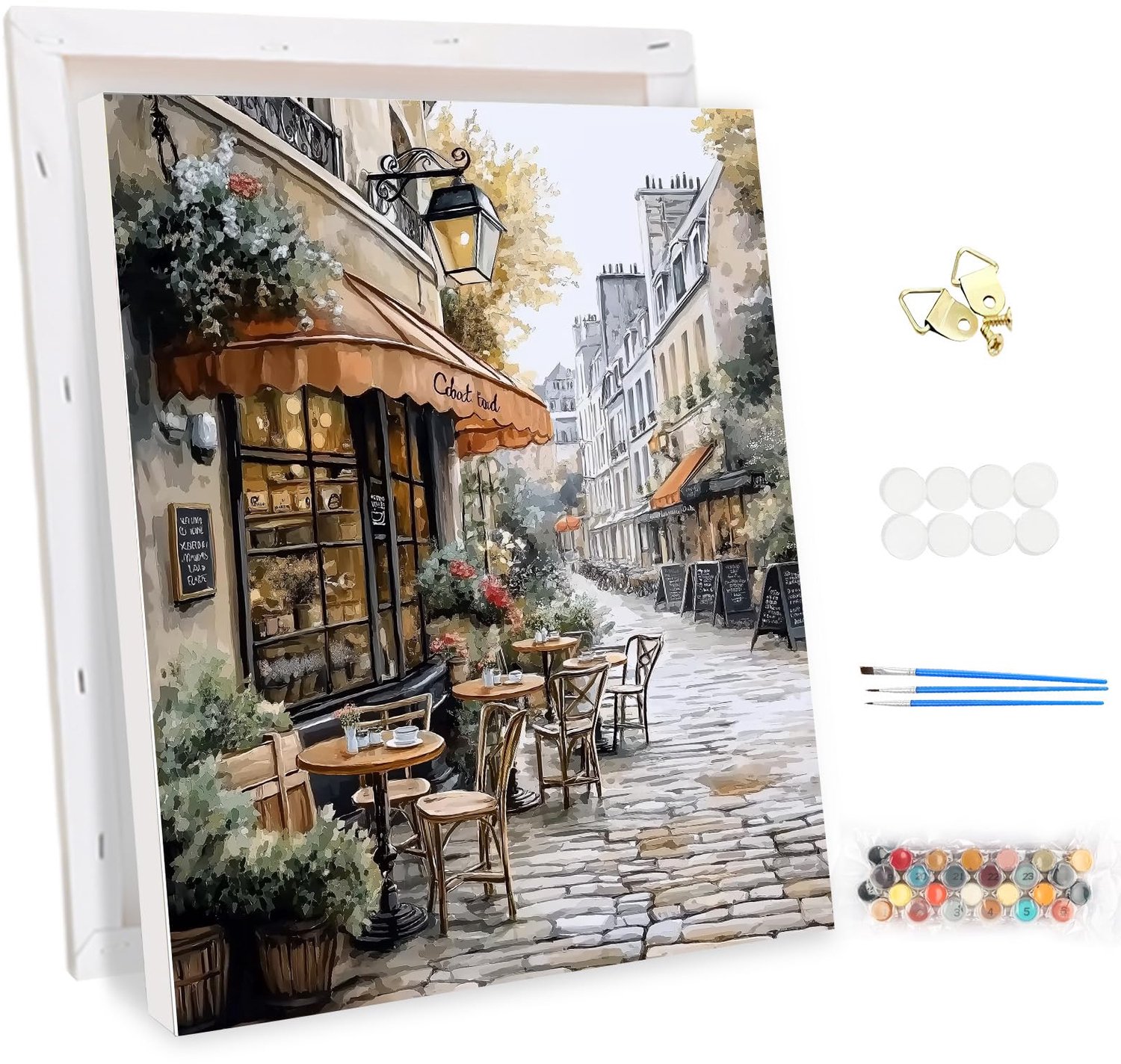 Schilderen op Nummer Set voor Volwassenen met Canvas en Verf