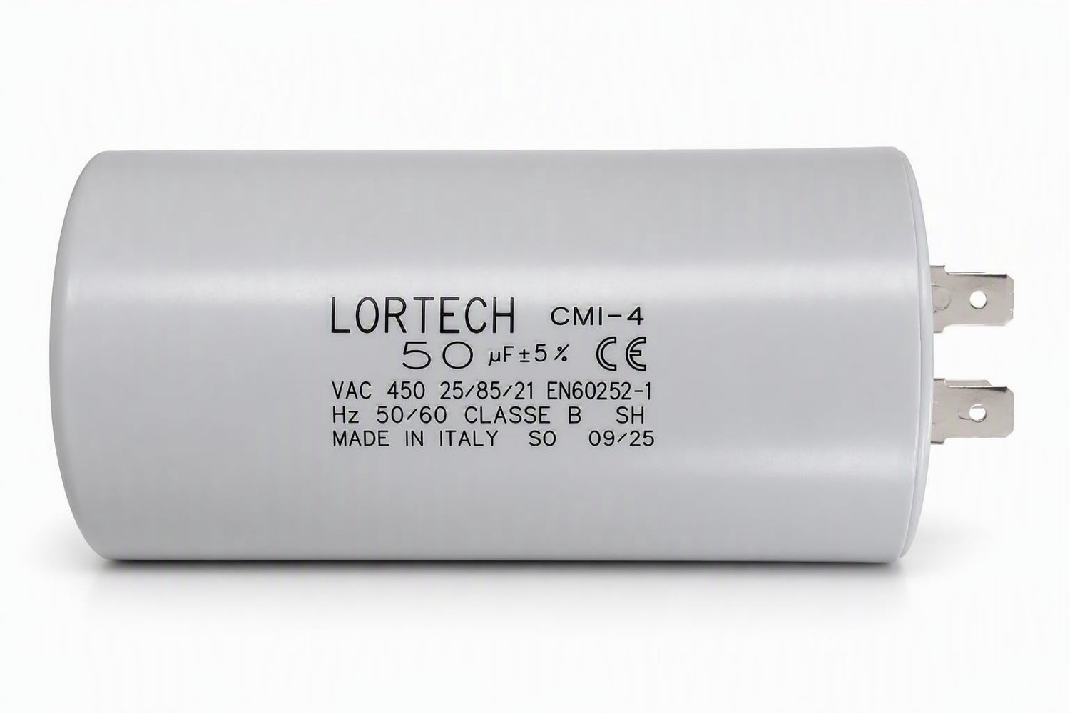 Permanente Condensator 50 µF voor Pompen en Motoren, 450 VAC