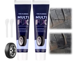 Bandenlijm 100ml - Bandenreparatieset Auto - Bandenreparatie Spray - Zelfklevende Rubberlijm - Sterke Rubber Cement - Snelle Reparatie voor Auto/Motor