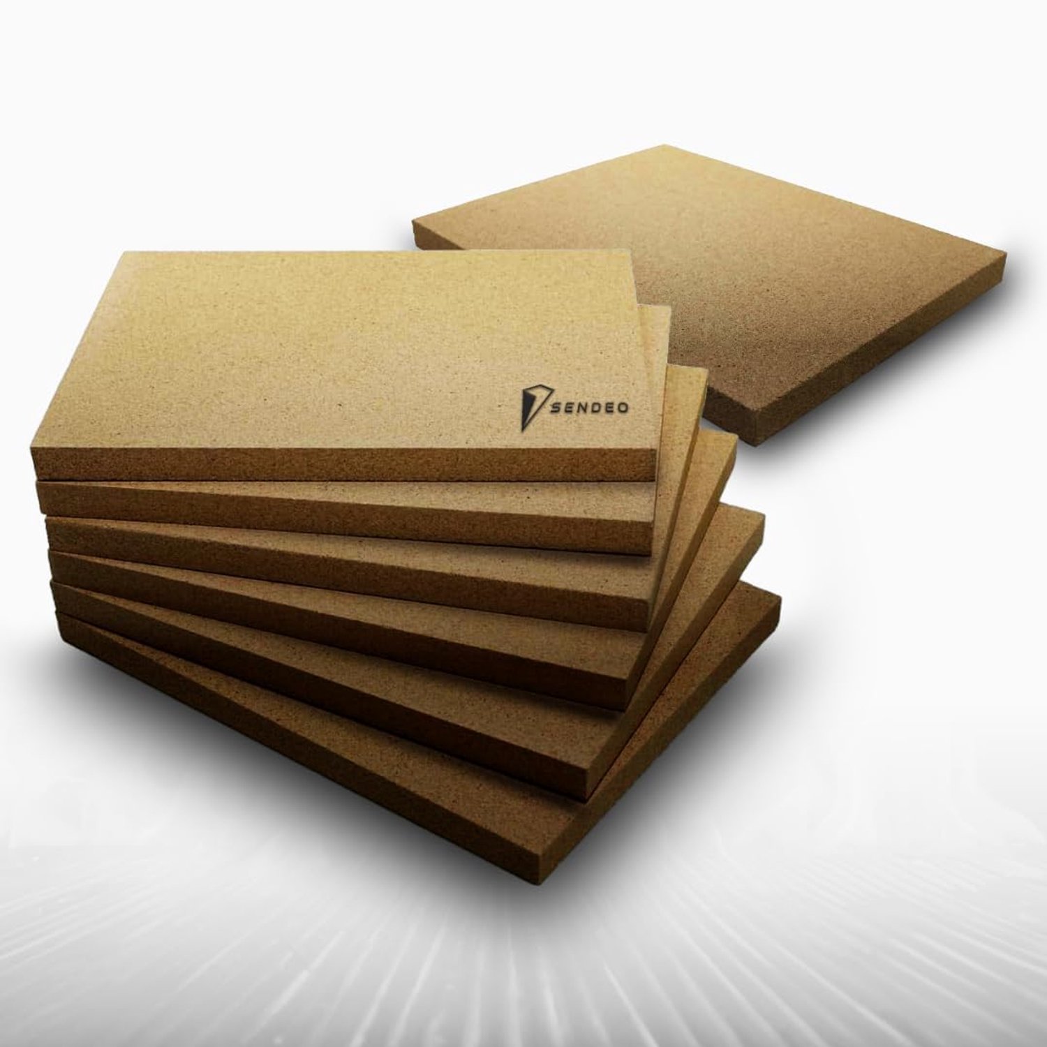 Vermiculite Platen voor Ovens en Kachels 400 x 300 x 25 mm (6 Stuks)