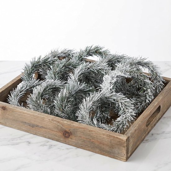 12 Stuks Delige Mini Kerstkransen Kunststof Dennennaalden Duurzame Miniatuur Feestelijke Kransen voor Kastdecoratie Deurversiering Creatieve DIY Kerstdecoratie — afbeelding 5