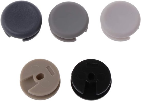 5 Stuks 3D Analoge Stick Cap Vervanging Joystick Cover Reparatie Accessoire Voor Nieuwe 3Ds/3DSLL/3DSXL Game Controller Cap Hoed — afbeelding 5