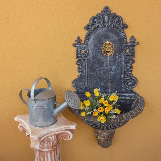 2 Stuks Muurbevestigde Leeuwenkop Fonteinuitlaat Decoratieve Tuin Waterspuiter van Eenvoudig Te Monteren Waterornament voor Vijvers Patio Achtertuin — afbeelding 4