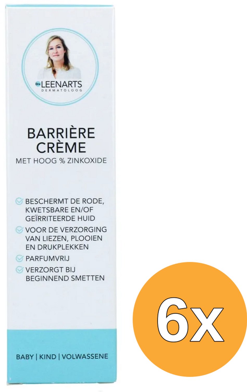 6x Drs Leenarts Barrière Crème (50 ml)