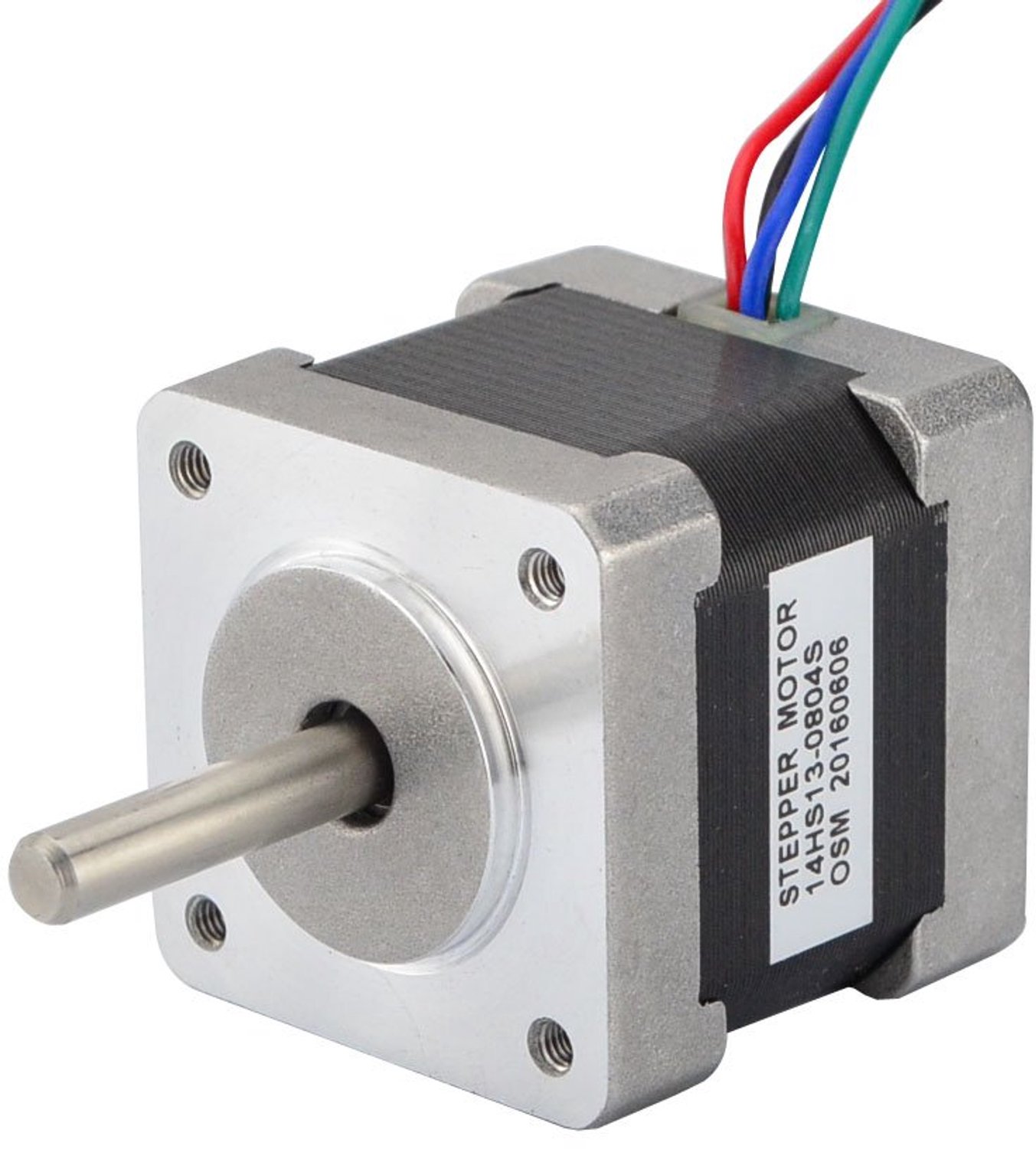 Stepper Motor Nema 14 18Ncm 0.8A - 34mm - 4 Draad - Ideaal voor 3D Printers en CNC - ShopVlot