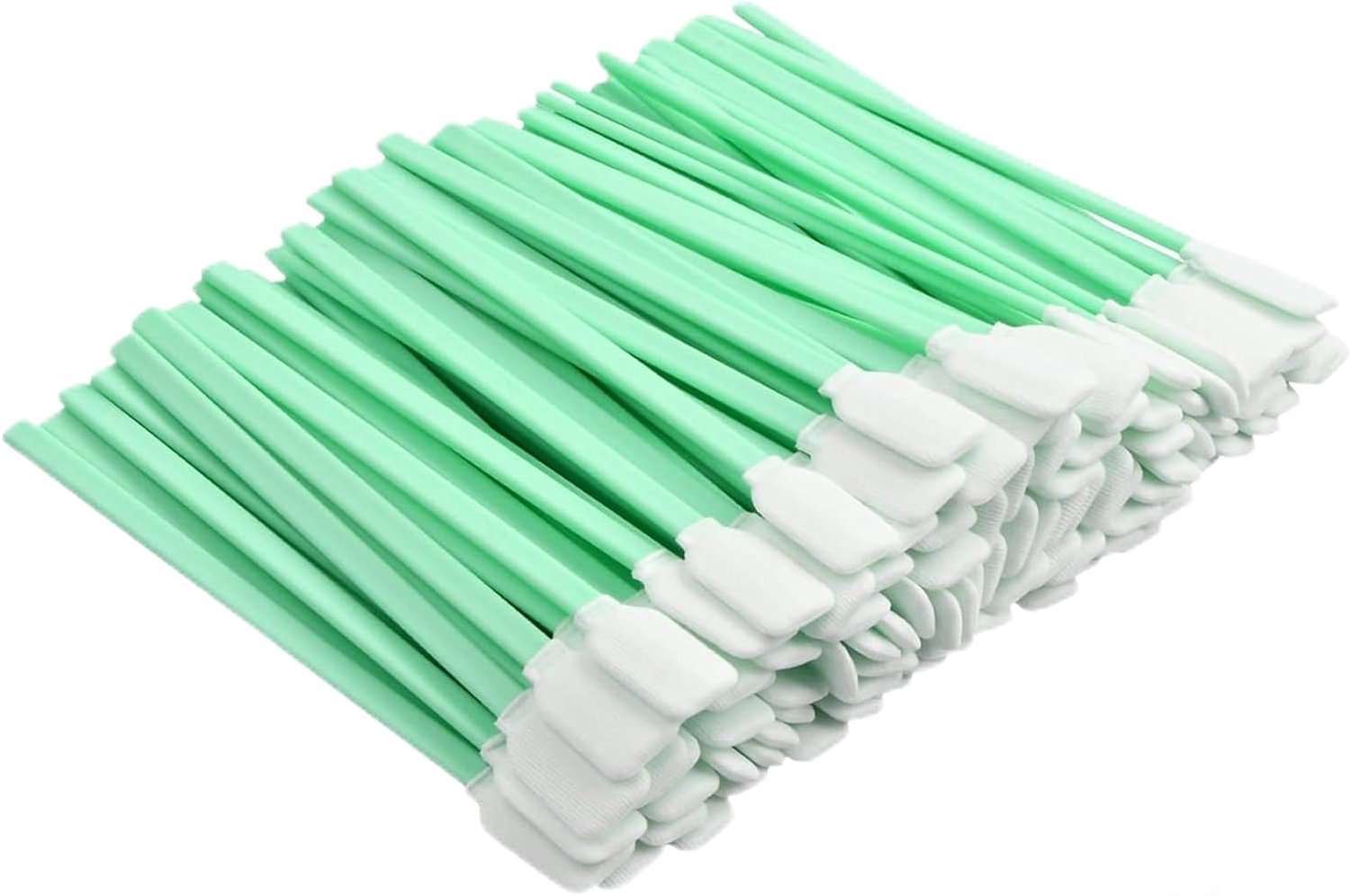 Schone katoenen sticks 100 stuks – Precisie reinigingsstaafjes 125 mm voor elektronica, camera lens, toetsenbord en smartphone – Pluisvrije foam tips voor grondige en veilige reiniging