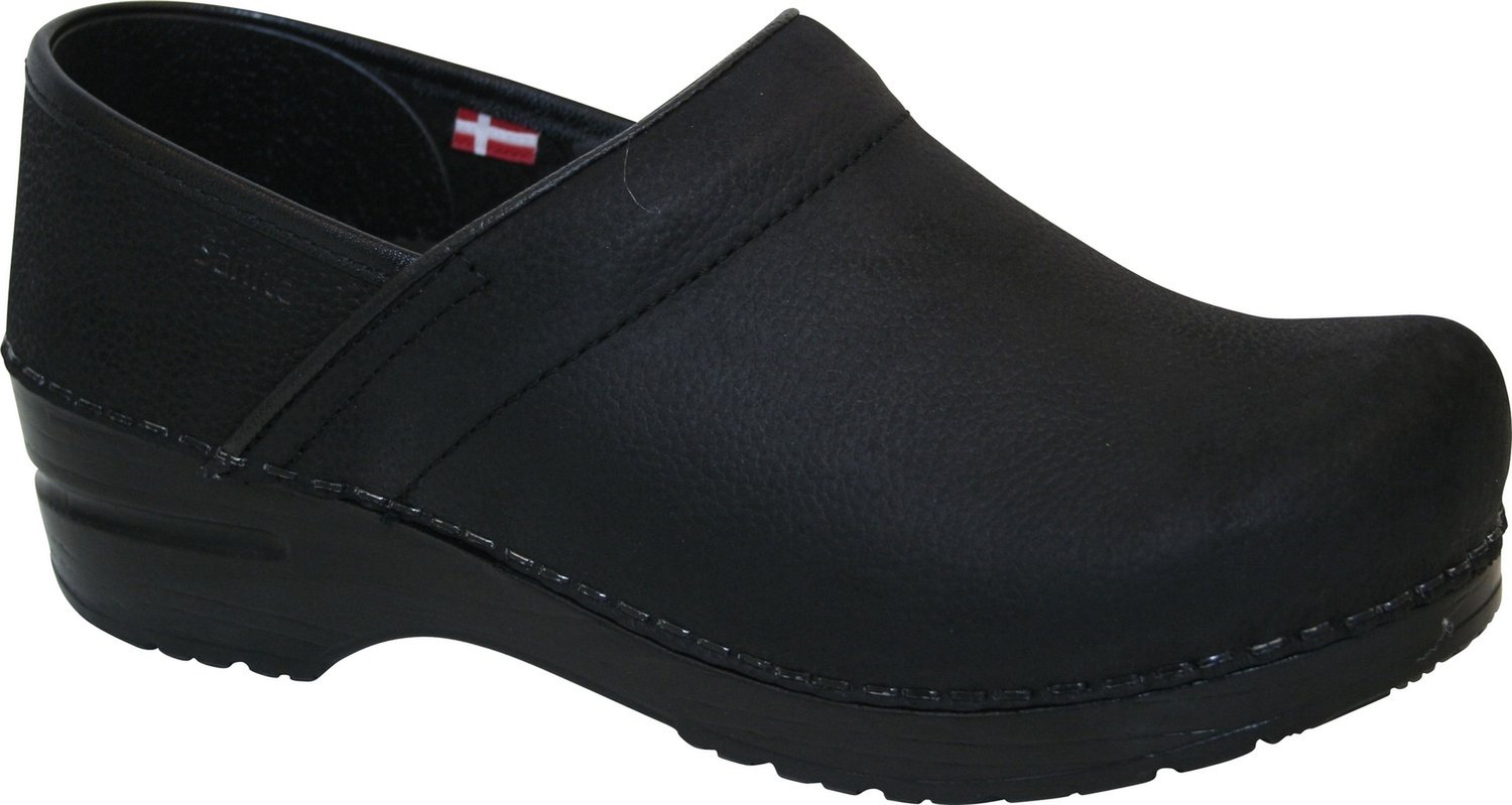 Sanita Gesloten klomp Original-Prof. Textured Oil Black