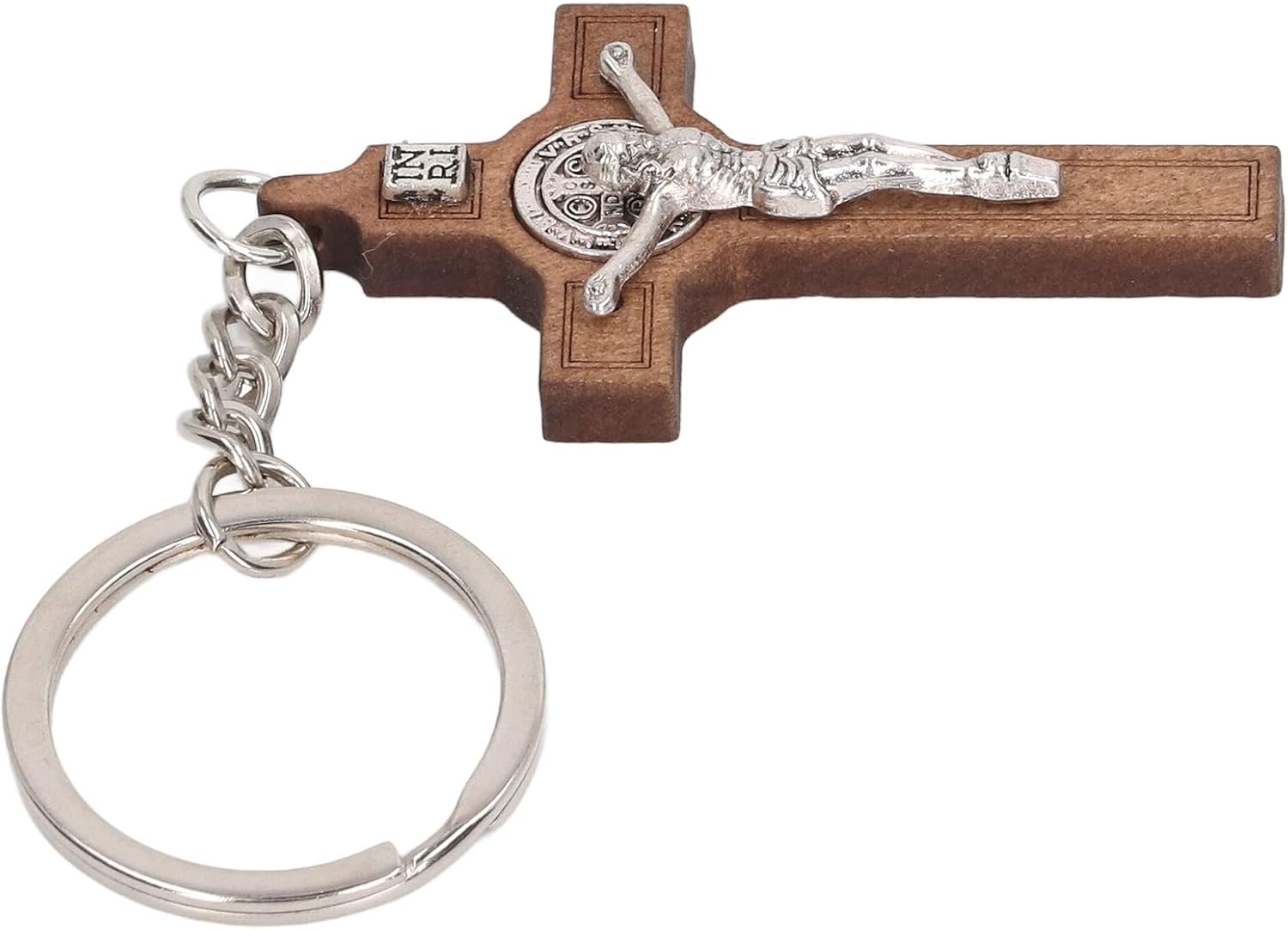 Christelijke Kruissleutelhangers met Gegraveerde Bijbelverzen,