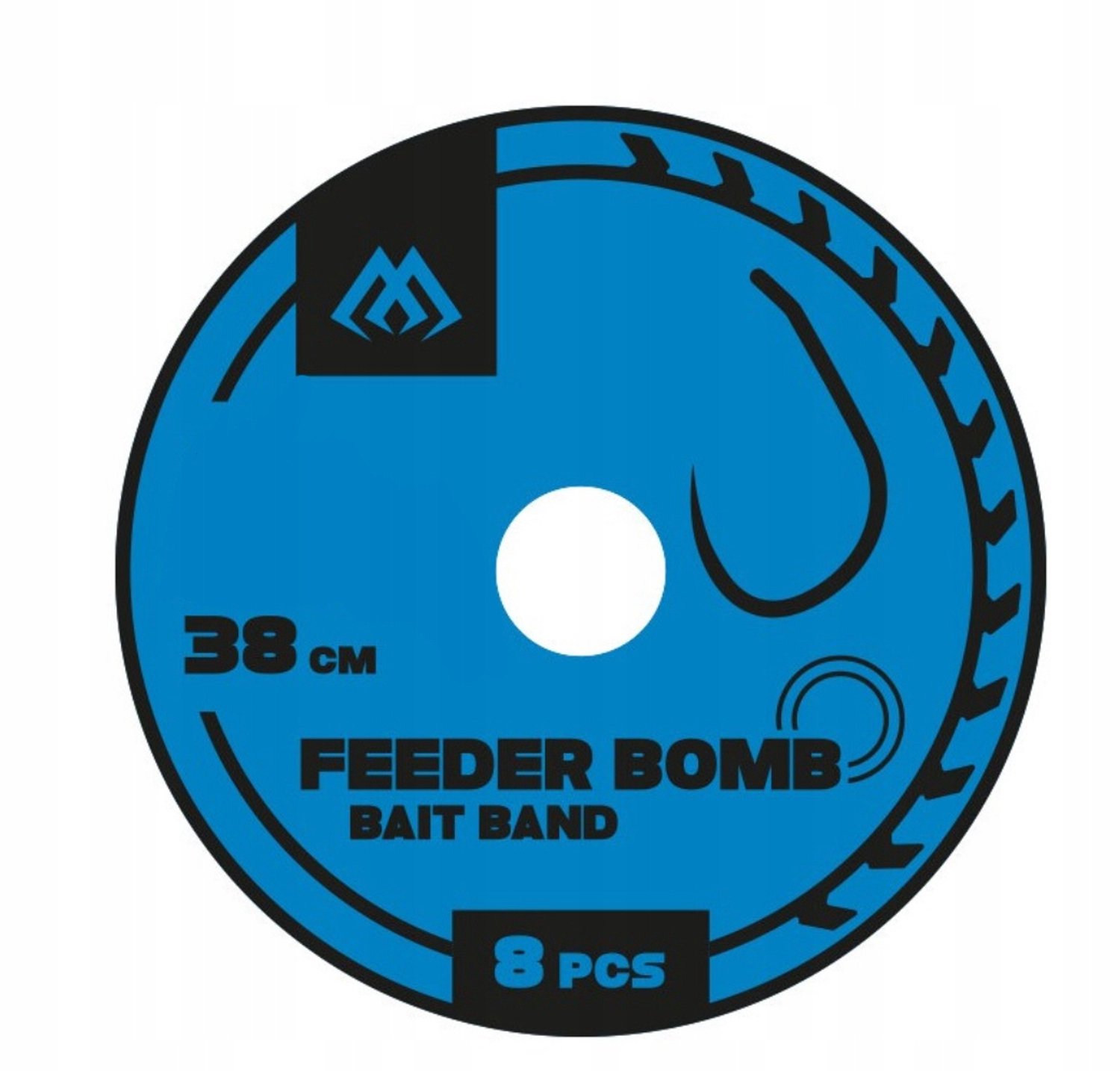 Mikado Feeder Bomb Haken met Elastiek - #10 - 0.20mm Lijn - 38cm