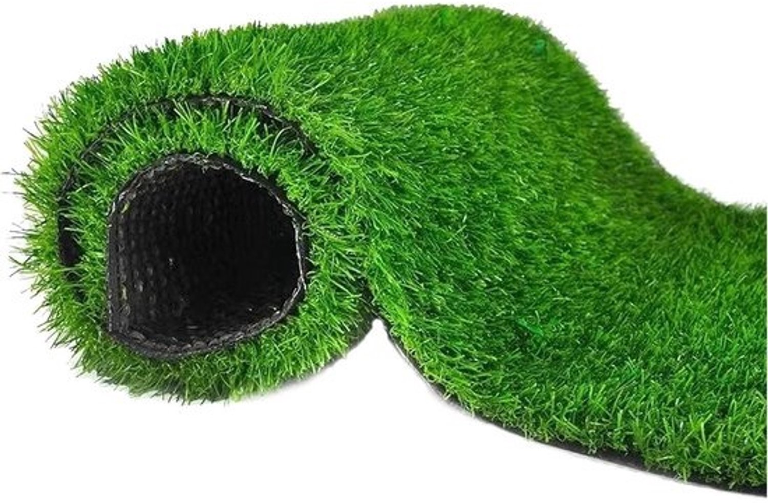 Kunstgrasrol - Gazontapijt en grasmat - Buitenruimte verfraaien - Hoge dichtheid - Realistisch - 50 x 400 cm - Groen