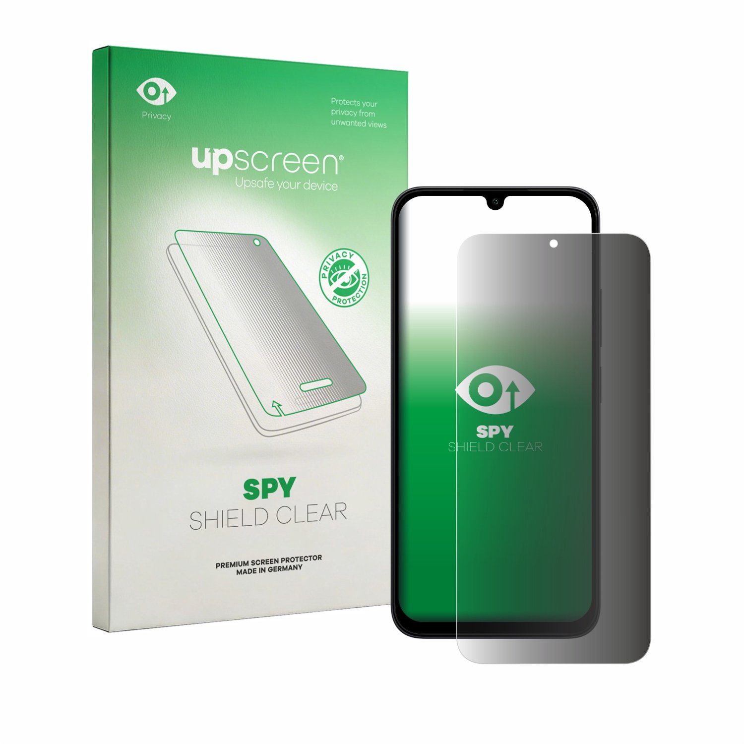 upscreen - privacy screenprotector voor Xiaomi Redmi 17C 5G - Folie Beschermfolie Blauwlichtfilter