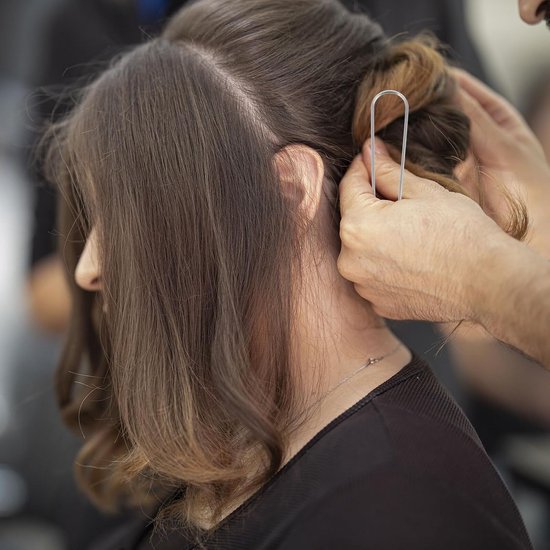 60 Stuks U-vormige Hot Roller Clips voor Medium haar Stevige Grip Universele Pasvorm Eenvoudig Te Installeren Vervangende Clips voor Elektrische Haarrollers Voorkomt Uitvallen — afbeelding 3