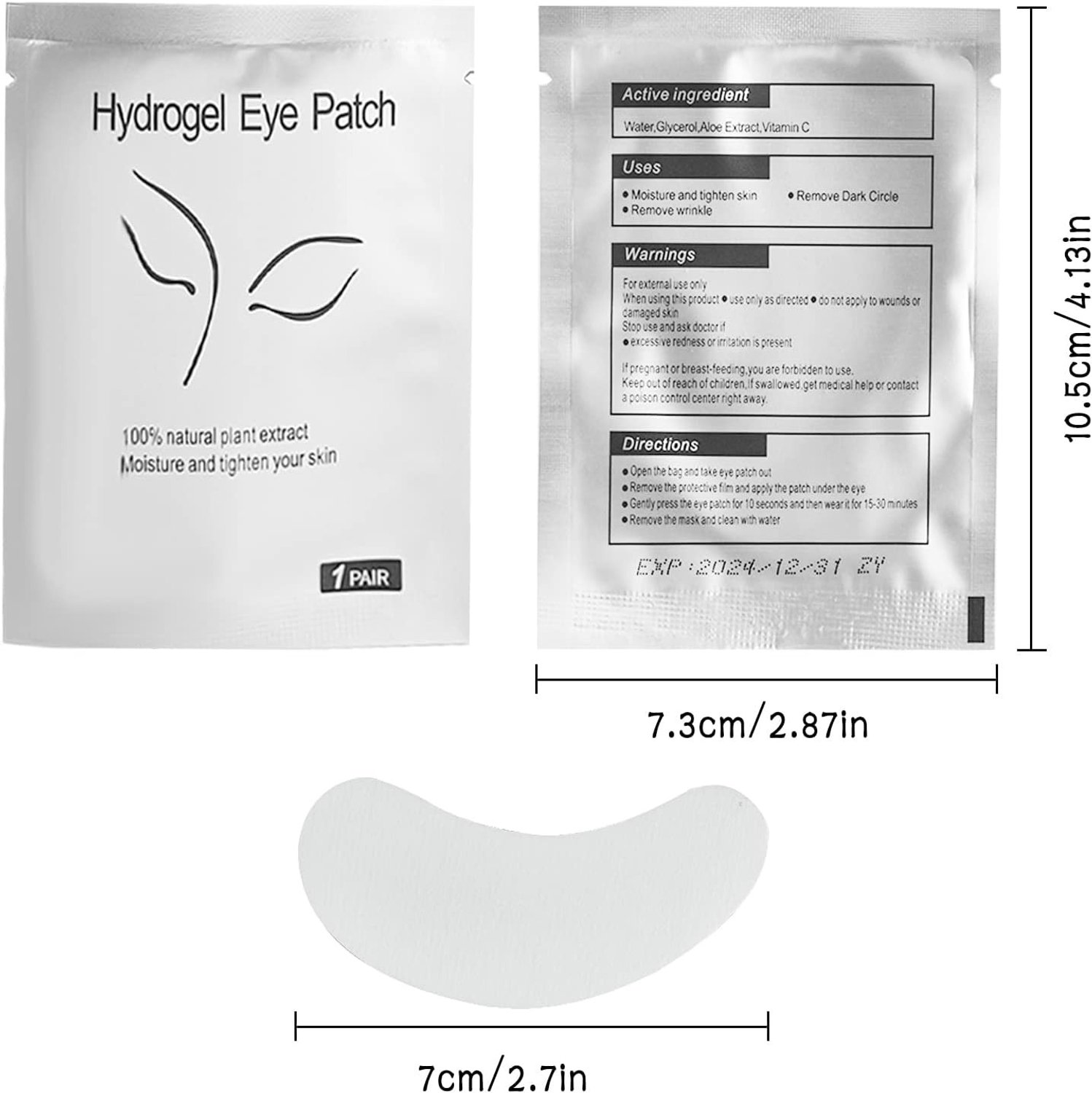 Wimper Pads - Vos - 120 Paar - Multifunctionele Gelpads voor Wimperuitbreiding en Make-up