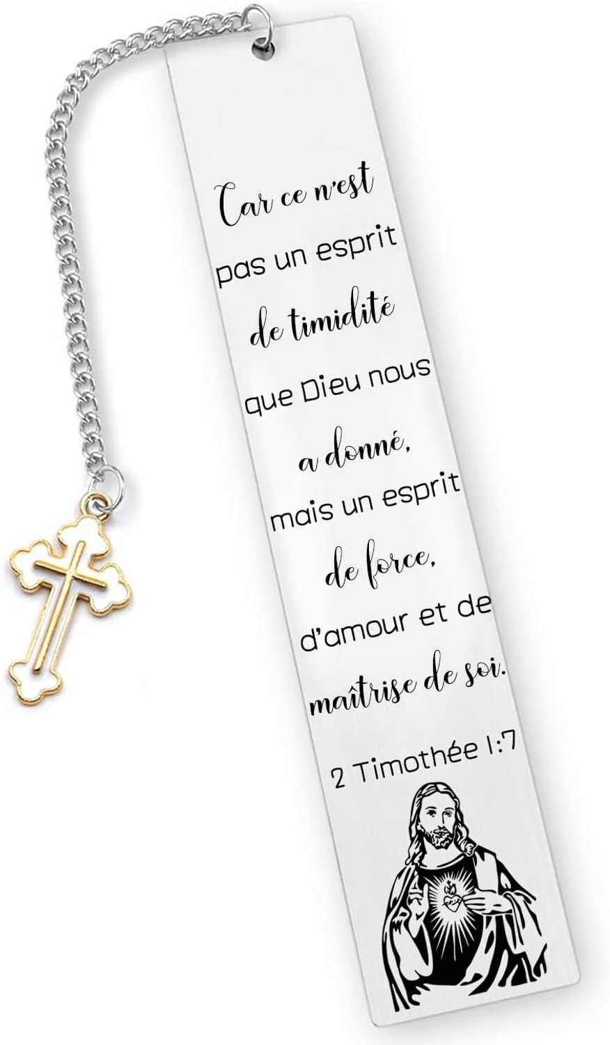 Christelijke bladwijzer, inspirerende bladwijzer, bladwijzer, St. Christophe, cadeaus voor communie en vormsel, doopcadeau, verjaardagscadeau en adventskalender (2)