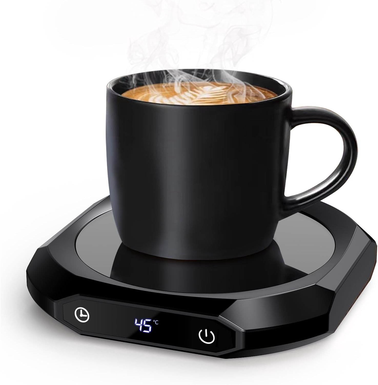 Koffiewarmer - Bruin - Elektrische Koffieverwarmer met 3 Temperatuurinstellingen - Voor op Bureau