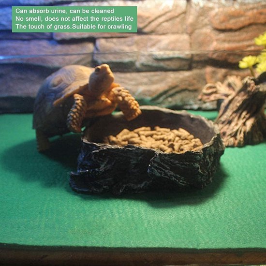 Reptiel Tapijt Polyester Hydraterende Reptiel Pad Wateropname Mat voor Hagedis Schildpad Slangen Bebaarde Draak — afbeelding 2