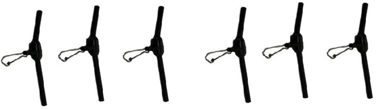 Set van 6-9 Anti Tangle Trees voor Vissen met Carabiner - 5cm, 8cm of 12cm