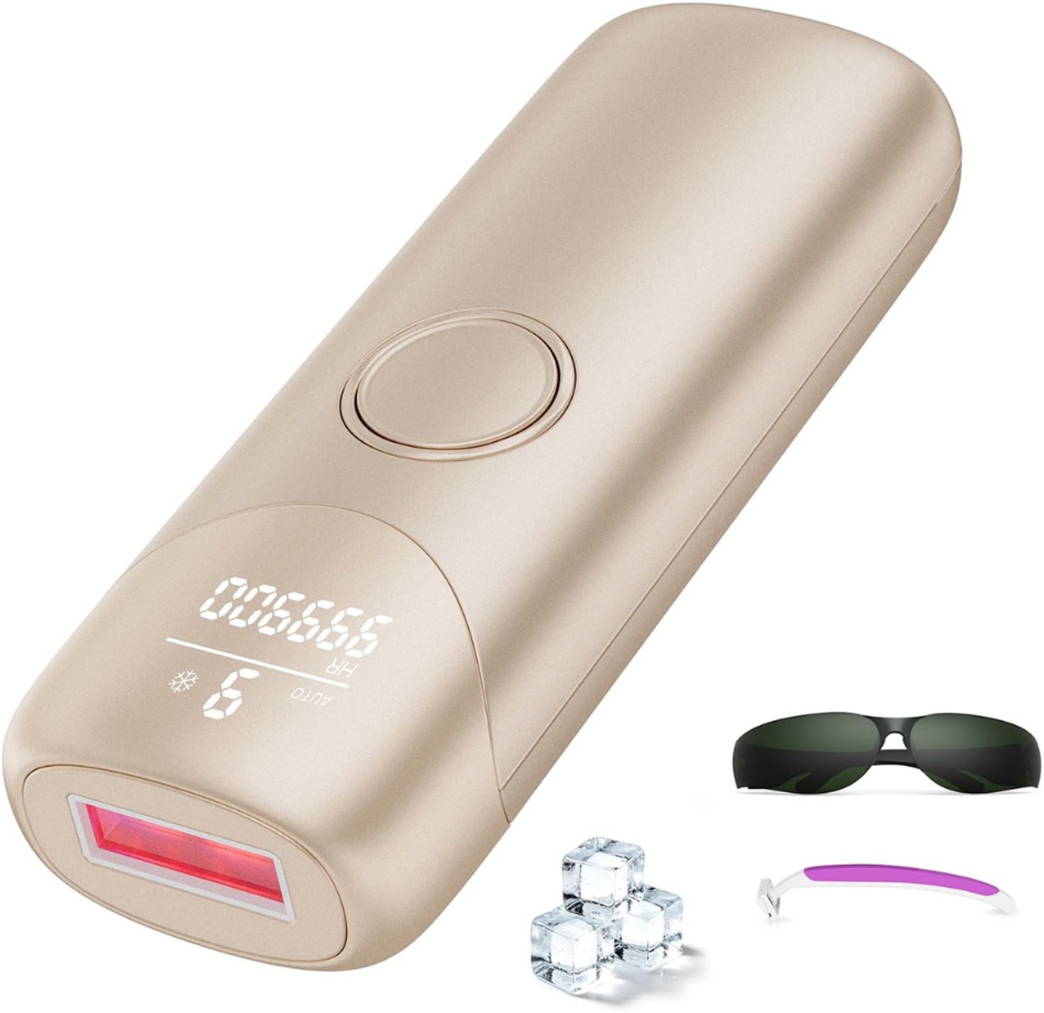 VH Supplies® Laser Ontharingsapparaat - Ontharing Apparaat voor Dames & Heren - Epileerapparaat & Ontharingsapparaten - Goud