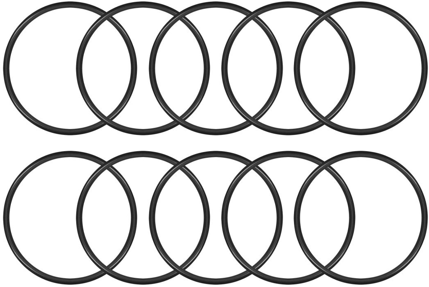O-ring 39 mm - 43 mm - nitrilrubber 2 mm - geschikt voor hogedrukreiniger - m-winkel