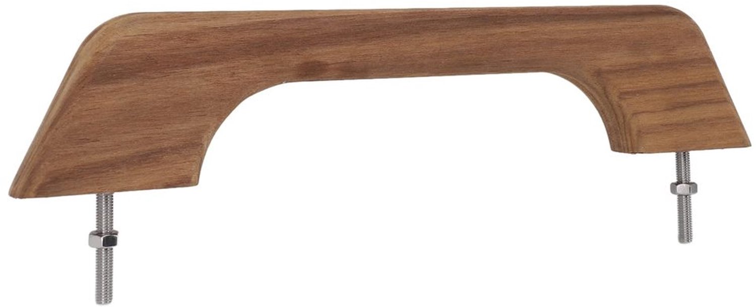 Leuning 12 Inch - Teakhouten Armleuning - Weerbestendig - Ergonomisch - Geschikt voor Boot/RV - Luxe Afwerking