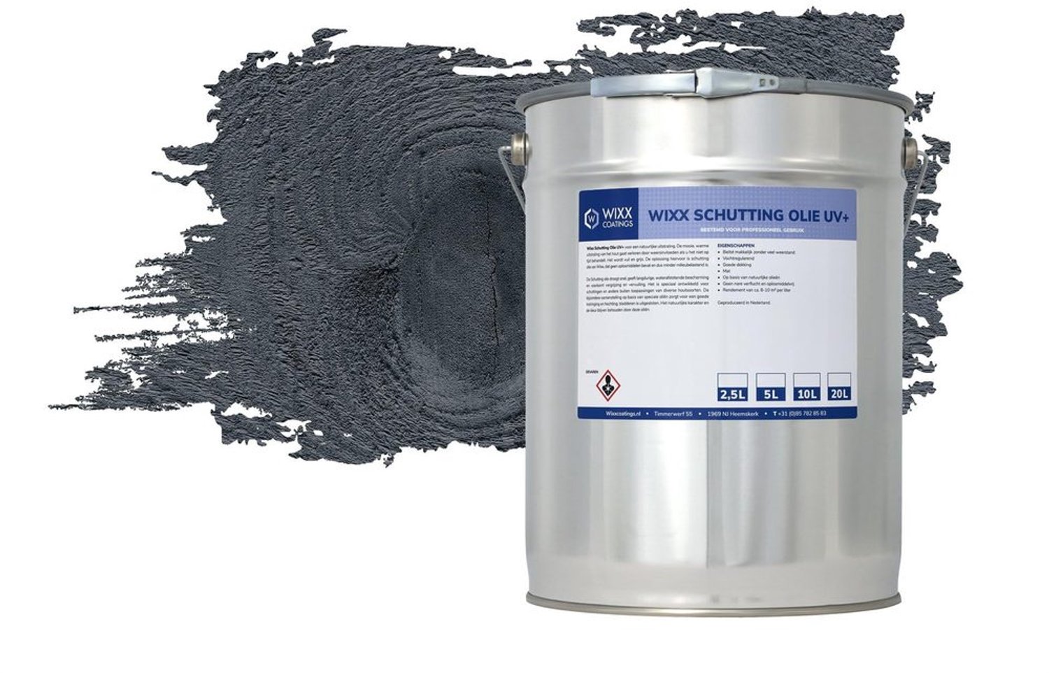 Fence Oil UV+ Houtbehandeling - Zwart - 5L