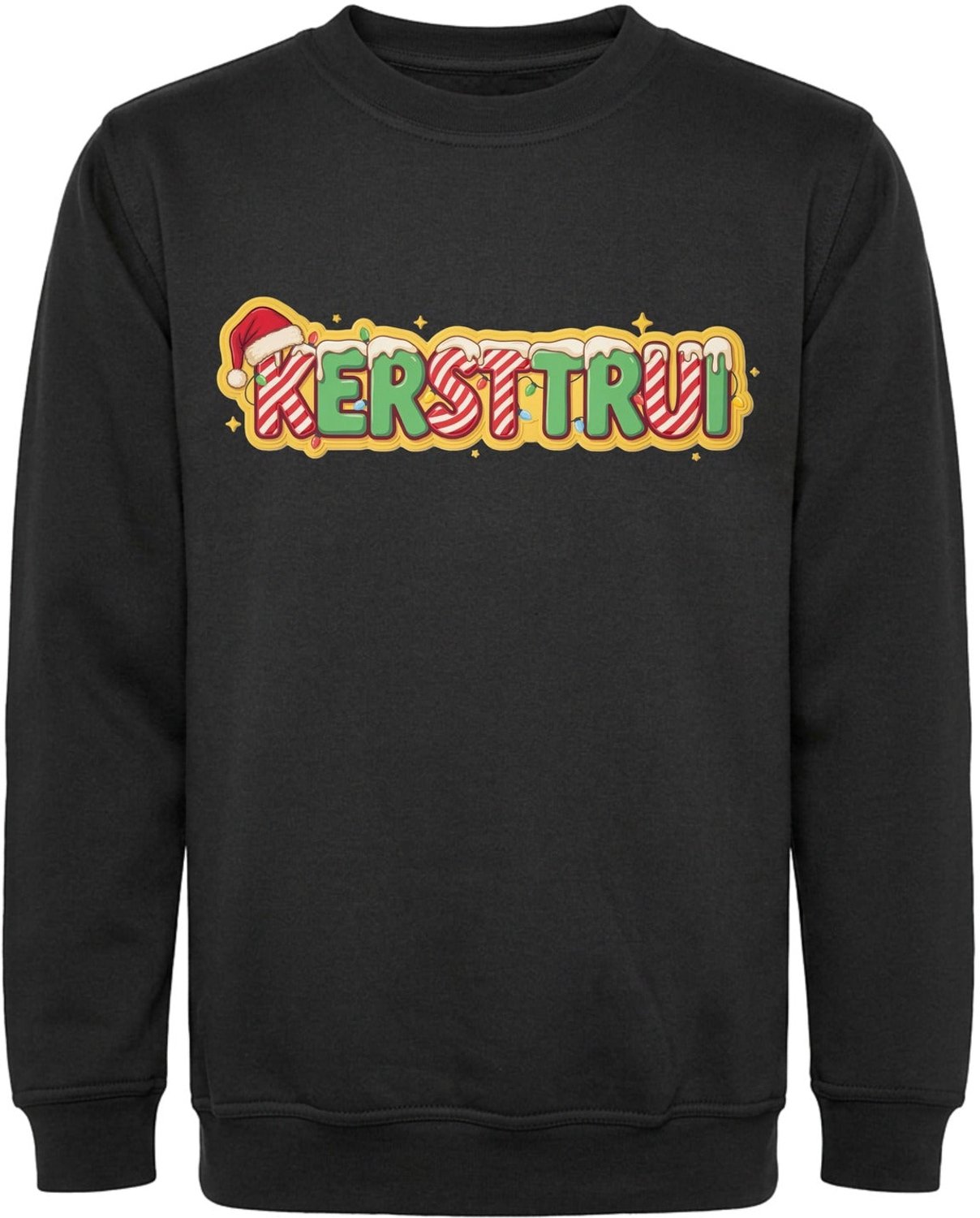 Kersttrui Tekst Kersttrui Kinderen - Jongens Meisjes - Kersttekst met Kerstmuts - Kerst Cadeau - Foute Kersttrui Kind - Maat 134/140 (9-10 jaar)