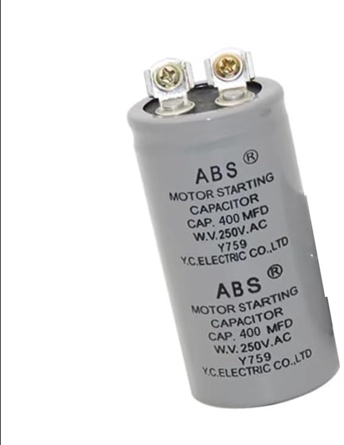 motor startcondensator 400 MFD - 250 VAC - hoge efficiëntie - optimale prestaties voor airconditioners en koelkasten - m-winkel