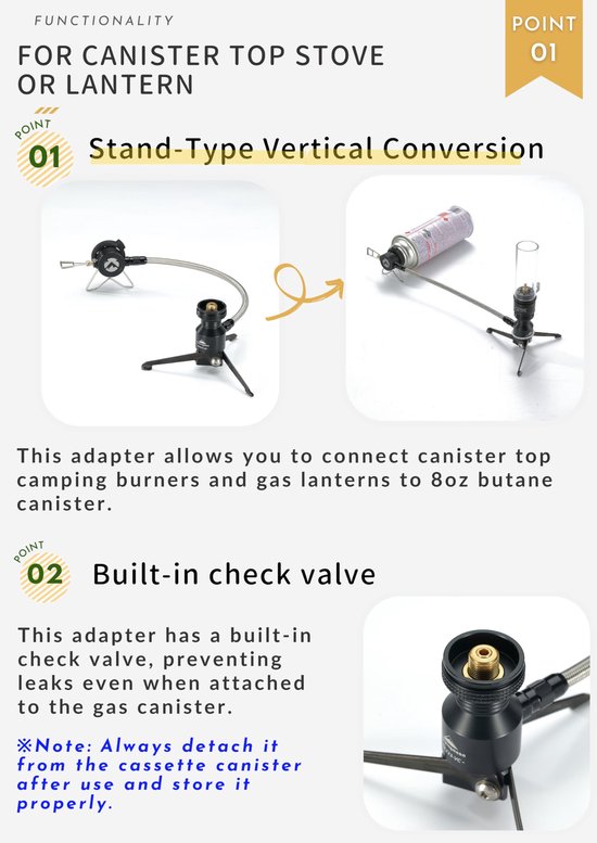 Butaan Adapter voor Externe Kooktoestellen — afbeelding 2