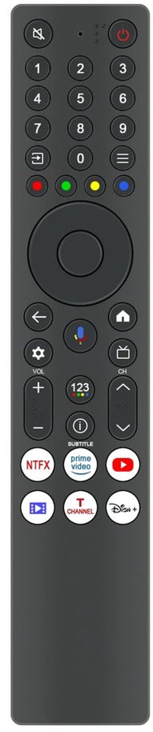 Vervangende Afstandsbediening met Stemfunctie voor TCL TV's