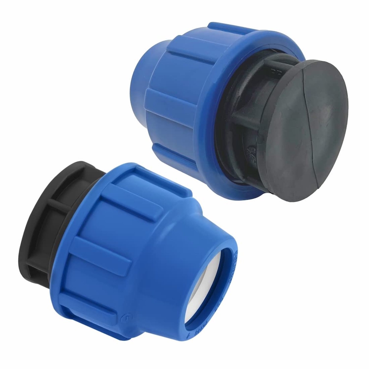 20mm PP Eindkap voor PE Pijp PN16, Drinkwatergecertificeerd, 2 Stuks