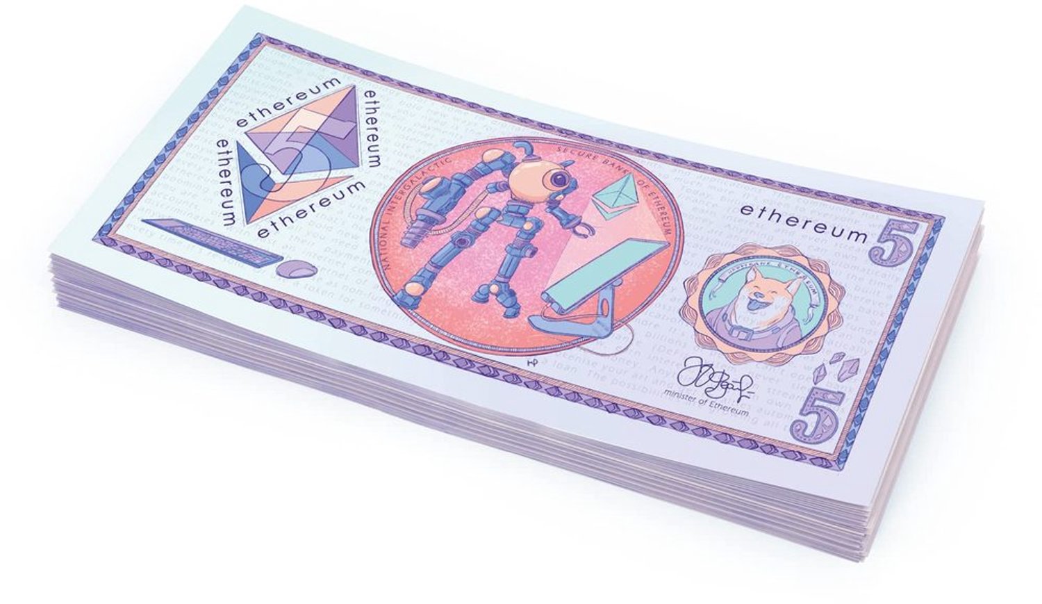 Ethereum Scratch Cash - 100 x 5 Speelgeld