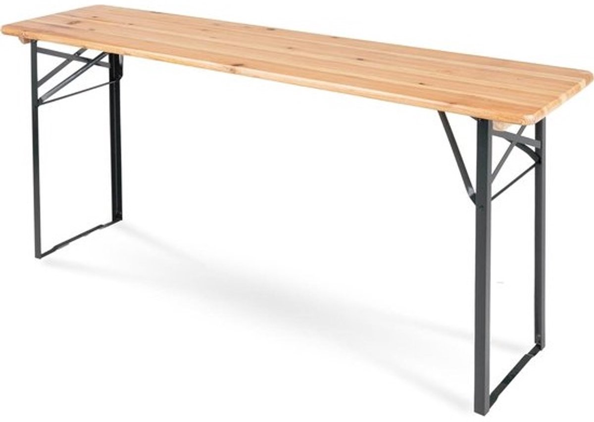 Tuintafel Opvouwbaar - Picknicktafel Buiten - Terras Genieten - Stevige Metalen Scharnieren - 177 cm - Groen