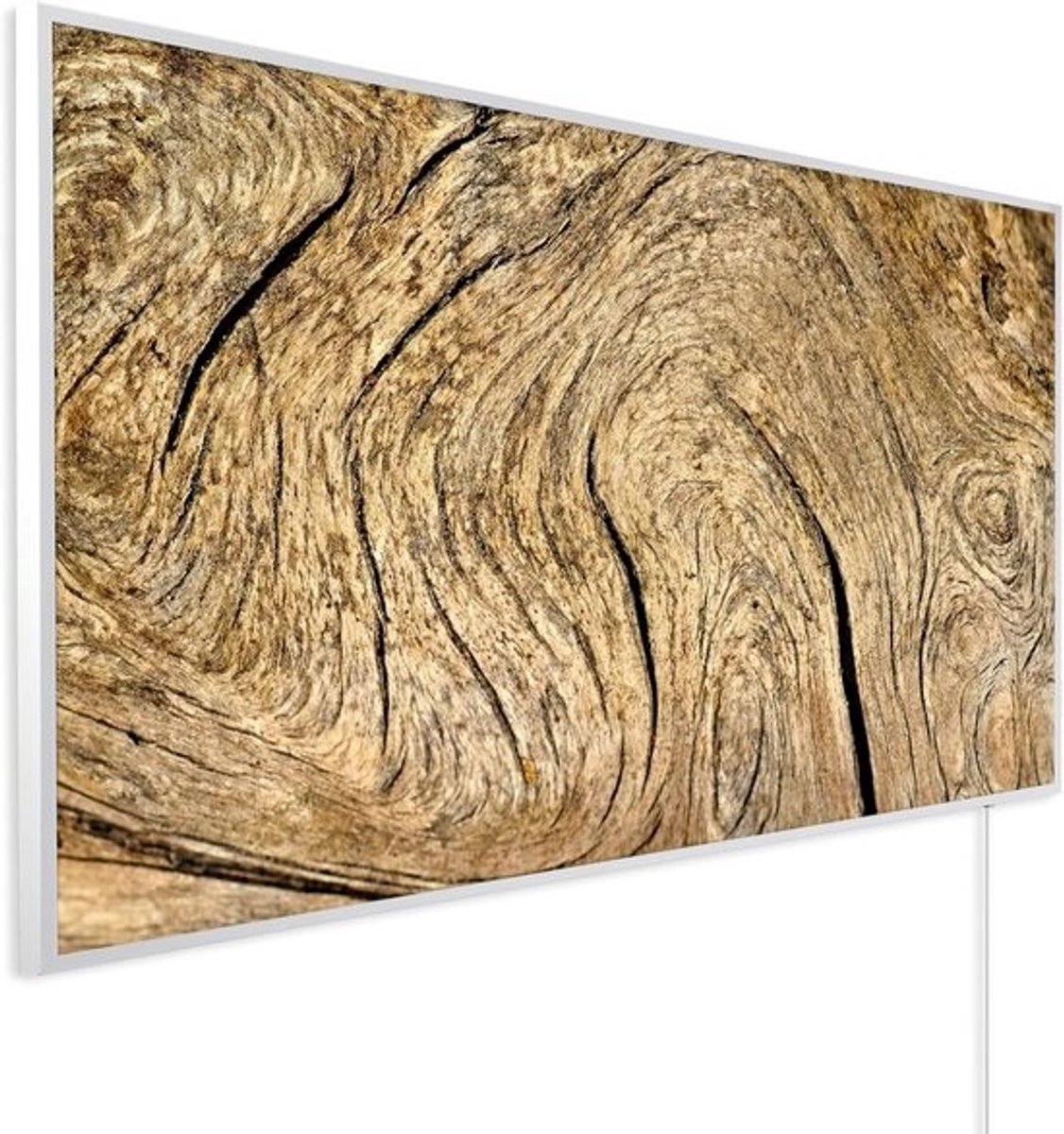 Infrarood Verwarming - Warmtepaneel Beeld - Woonkamer Verwarmen - Ultra Vlak Paneel - 1000 Watt - Wit