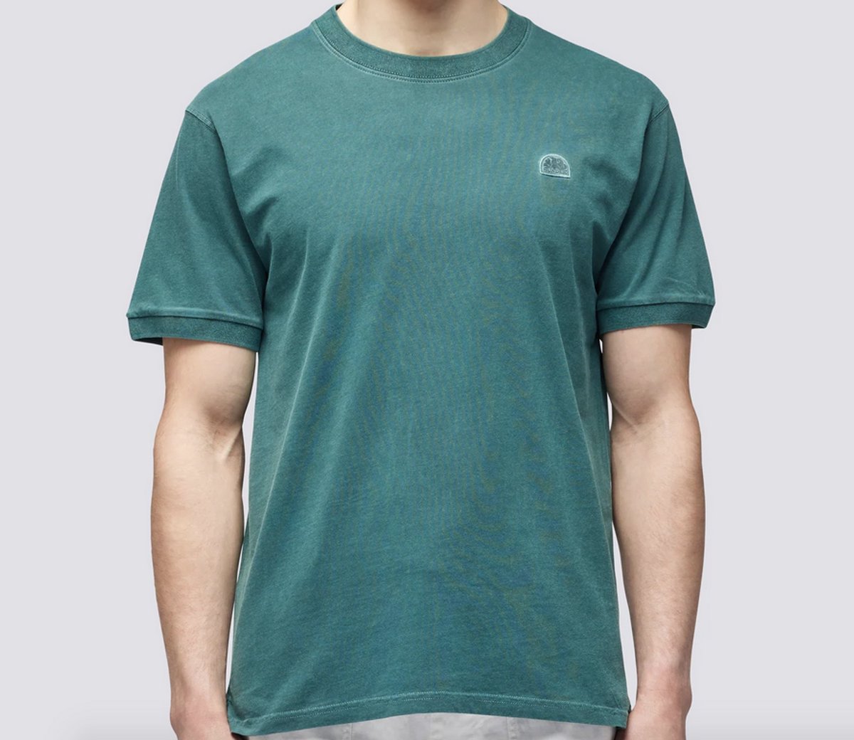 SUNDEK T-SHIRT NEW DEY GARMENT DYED CREW Seaweed-L