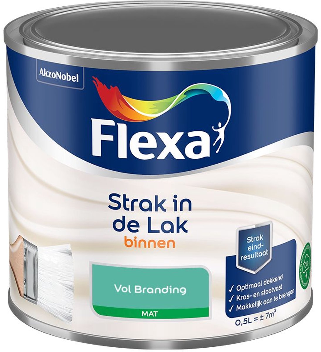 Flexa - Strak In De Lak Binnenlak Mat - Vol Branding - Mengverf - 500 Ml