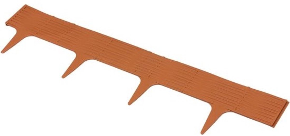 390x1865 cm Garden Border Line Design - Terracotta (5-delig) Prosper Plast IBWI-R624