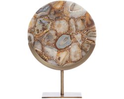 Light & Living - Ornament GOUYA - 25x10x35cm - Geel