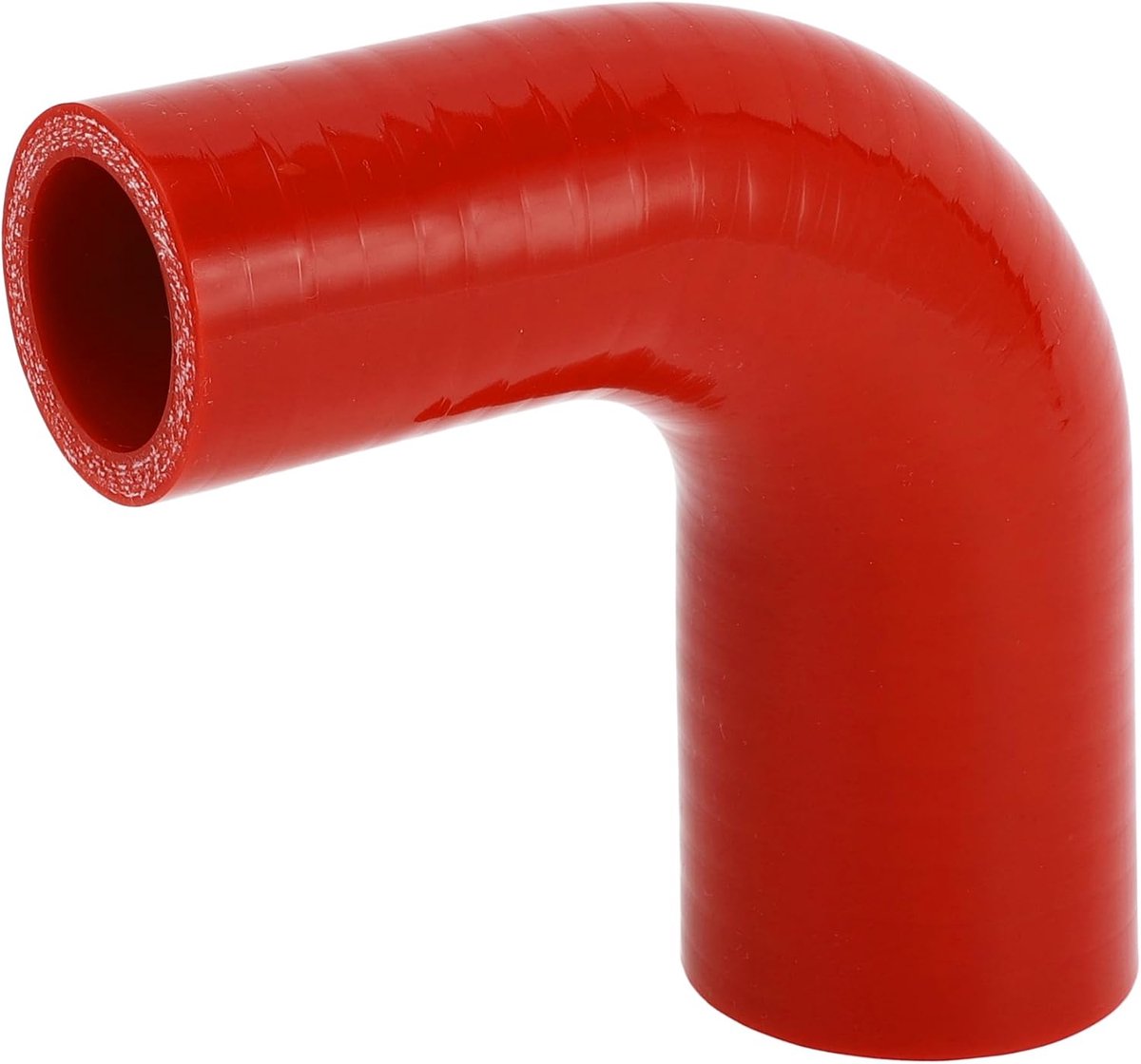 1 Stuks 32mm / 1.26"-42mm / 1.65" ID 100mm/3.94" Lengte 90 Graden Rode Auto Silicone Slang Koelslang Universeel