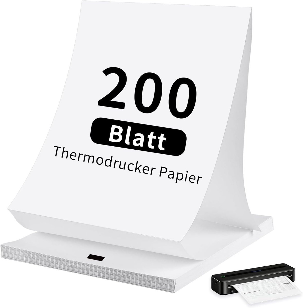 200 Vellen A4 Thermisch Papier voor Thermische Printers - Sneldrogend Papier voor Documenten, Archieven en Foto's